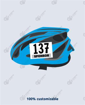 Adesivo Casco Regolamentare 13x9cm
