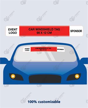 Adesivo tecnico parabrezza auto
