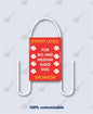 Pettorale Dog Run 21x31cm