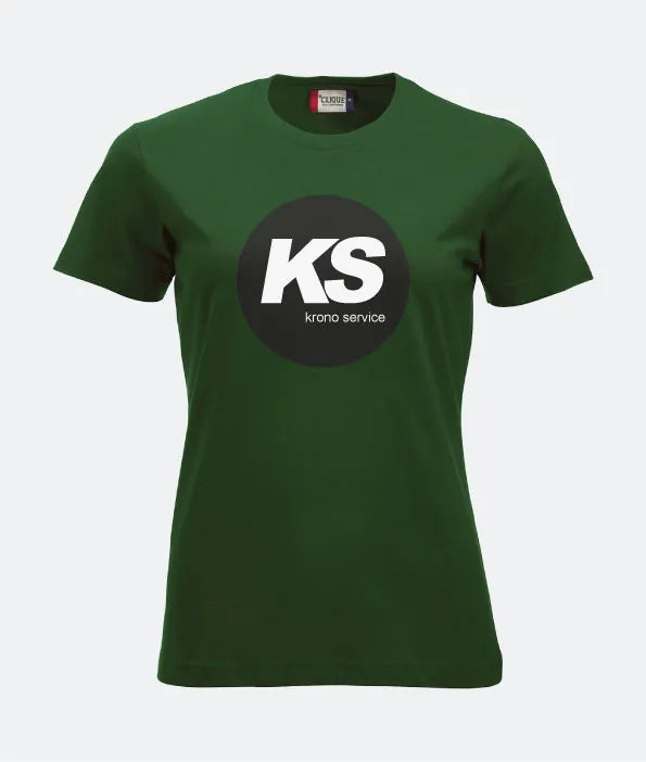 KS Women T-Shirt Verde Bottiglia 2022 – Fronte