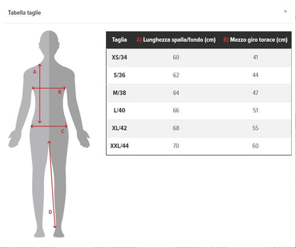 Tabella Taglie Basic-T Ladies
