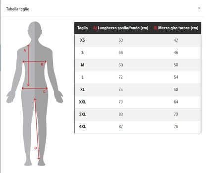 Tabella Taglie Active-T