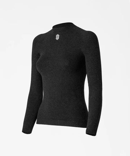 STAY WARM WOMEN – MAGLIA TERMICA MANICA LUNGA GIROCOLLO Fianco