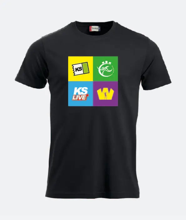 KS T-Shirt Nera Andy Warhol Nera – Fronte