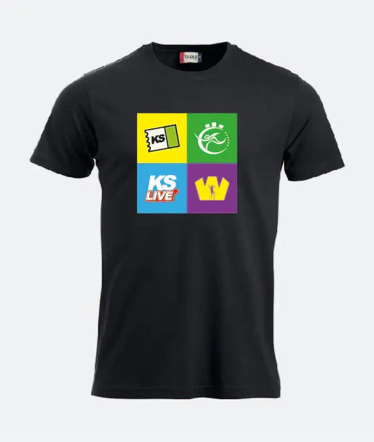 KS T-Shirt Nera Andy Warhol Nera – Fronte